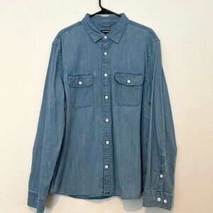 Express Denim Button Down Shirt